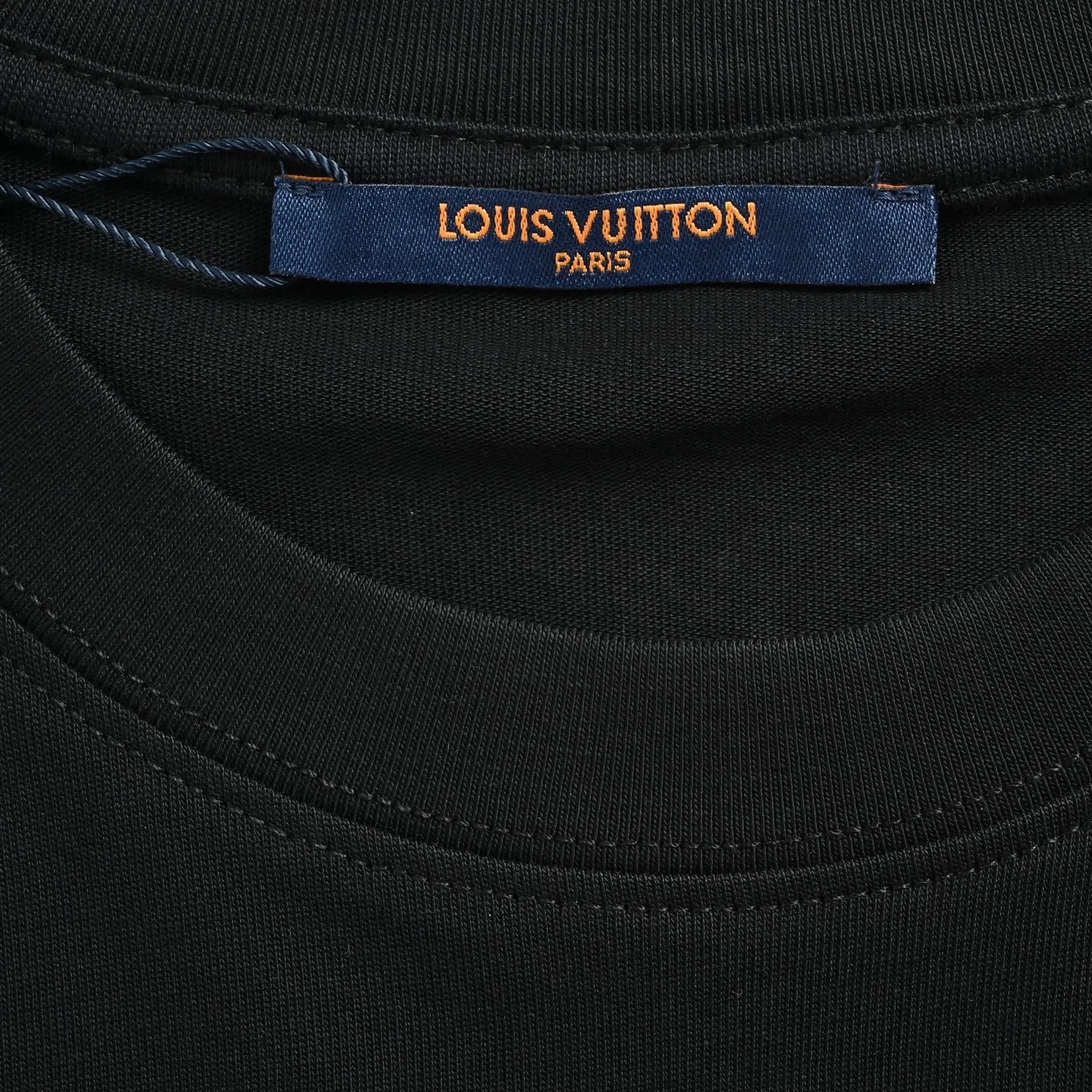 Louis Vuitton/Louis Vuitton front and back letter woven embroidered short sleeves